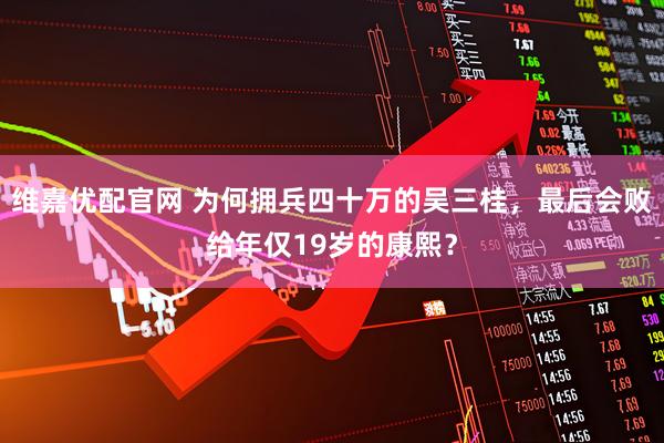 维嘉优配官网 为何拥兵四十万的吴三桂，最后会败给年仅19岁的康熙？